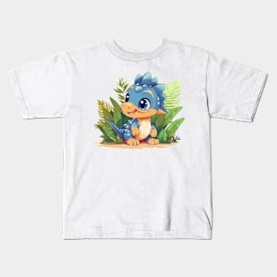 Blue Dino Kids T-Shirt